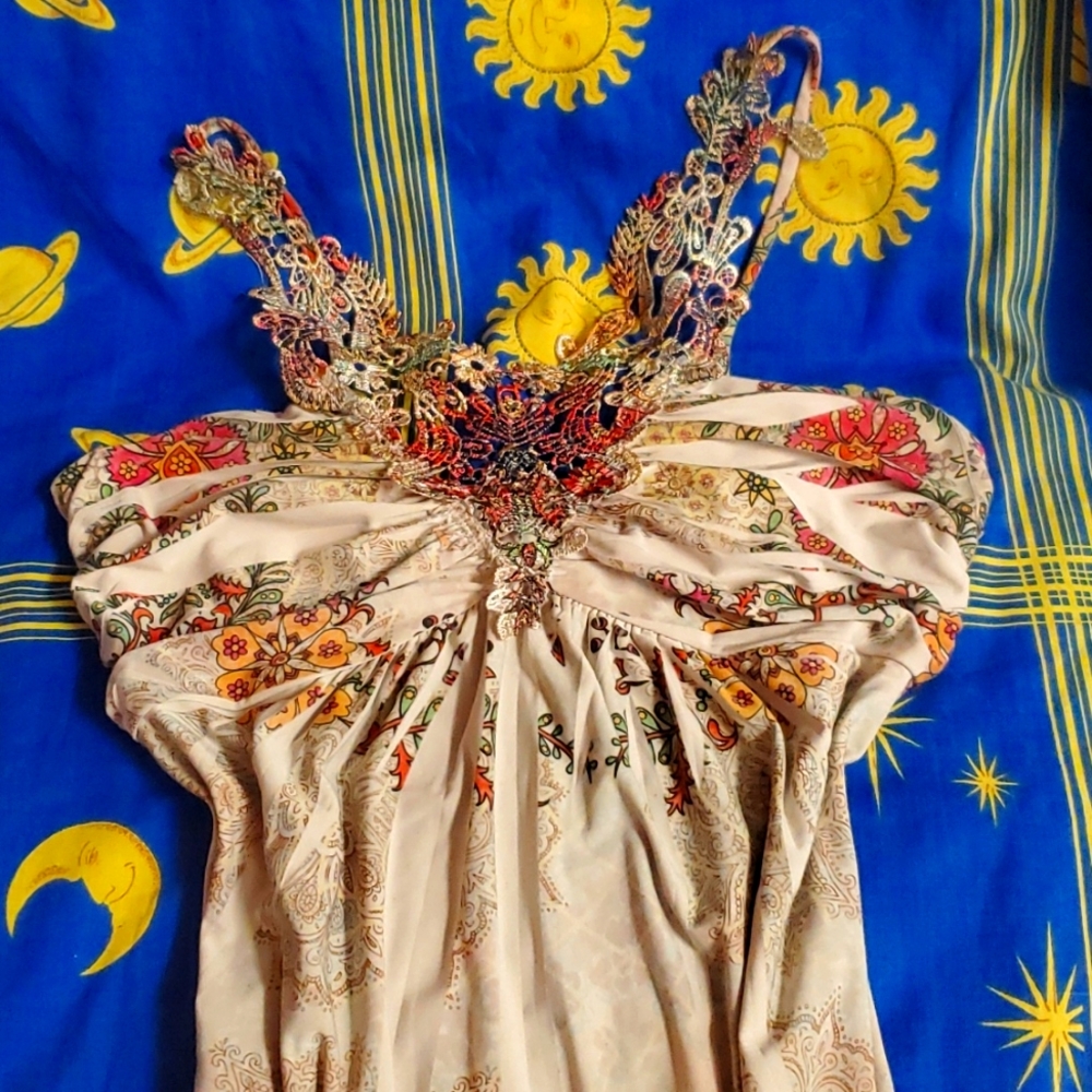 Boho summer cami Size:Med
